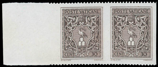 Antique Souvenir Booklet, Citta Del Vaticano, Postage Stamps